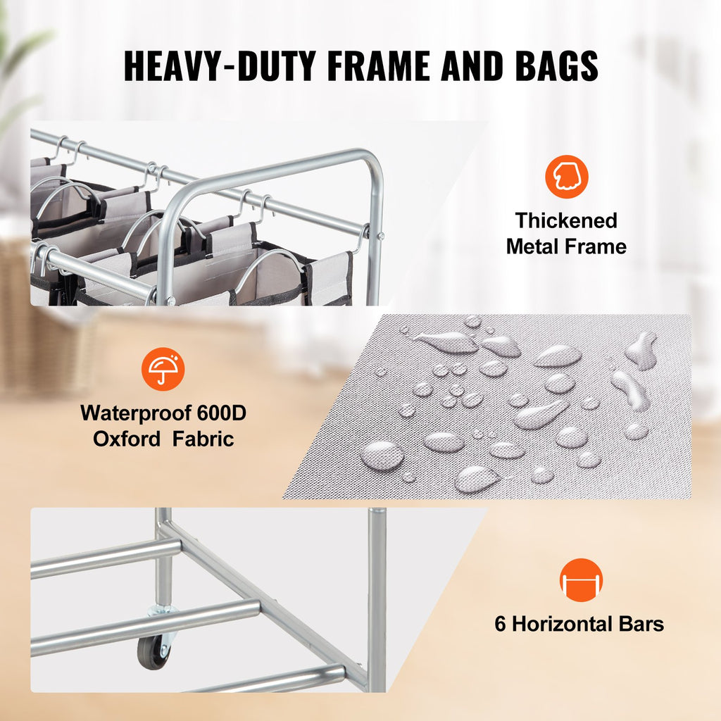 NovaHaul // 4 Section Laundry Sorter